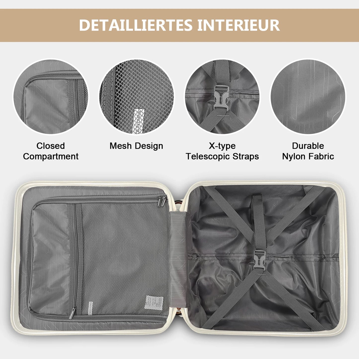 Joyway Carry On Luggage TSA Lock Lightweight Durable