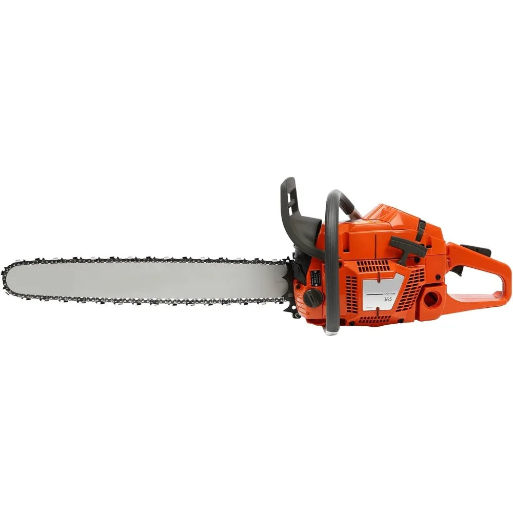 Gas Chainsaw with 24 inch Guide Bar,2-Stroke 65cc Gasoline Power Chain Saws with Handle+Fuel Tanks