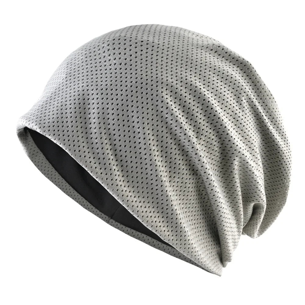 Unisex Breathable Polyester Skull Cap For Sports Running