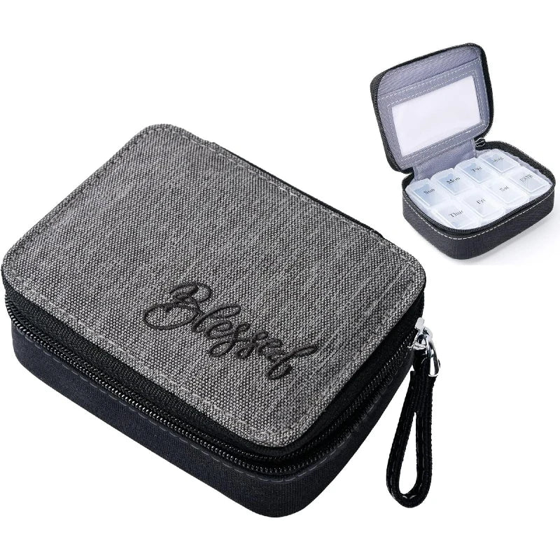 CN Pill Organizer Case Seven Day Pill Box For Vitamins