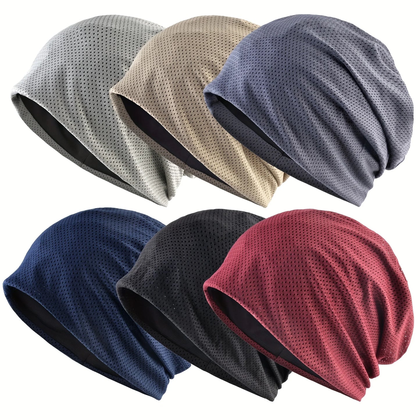 Unisex Breathable Polyester Skull Cap For Sports Running