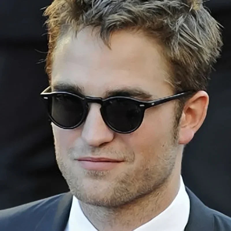 Hign Concerned Chemical Round Cat Eye Sunglasses Vintage