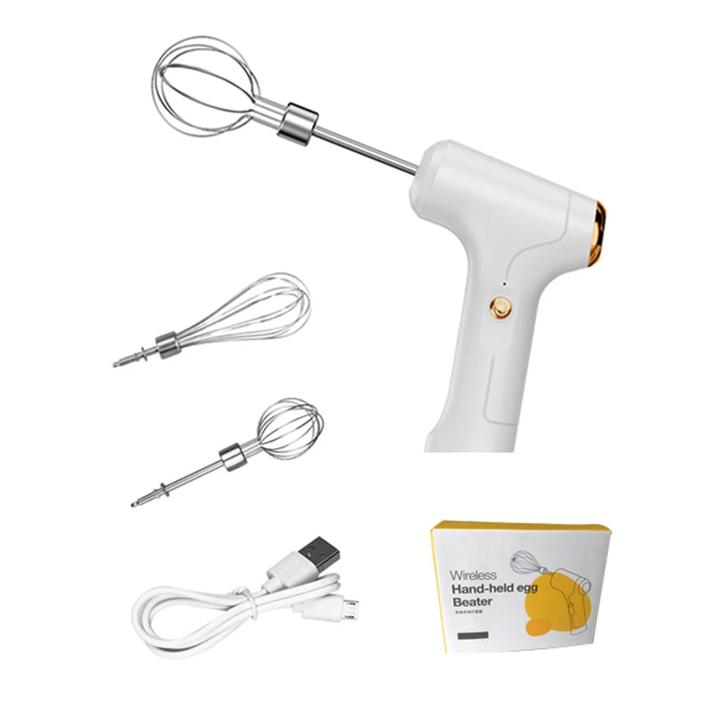 APWIKOGER Handheld Electric Mixer One Touch Speed Control