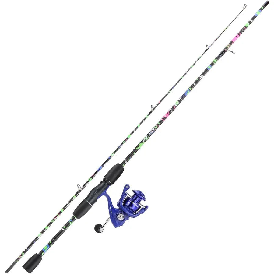 Hign-concerned Graphite Fiberglass Fishing Rod With Reel