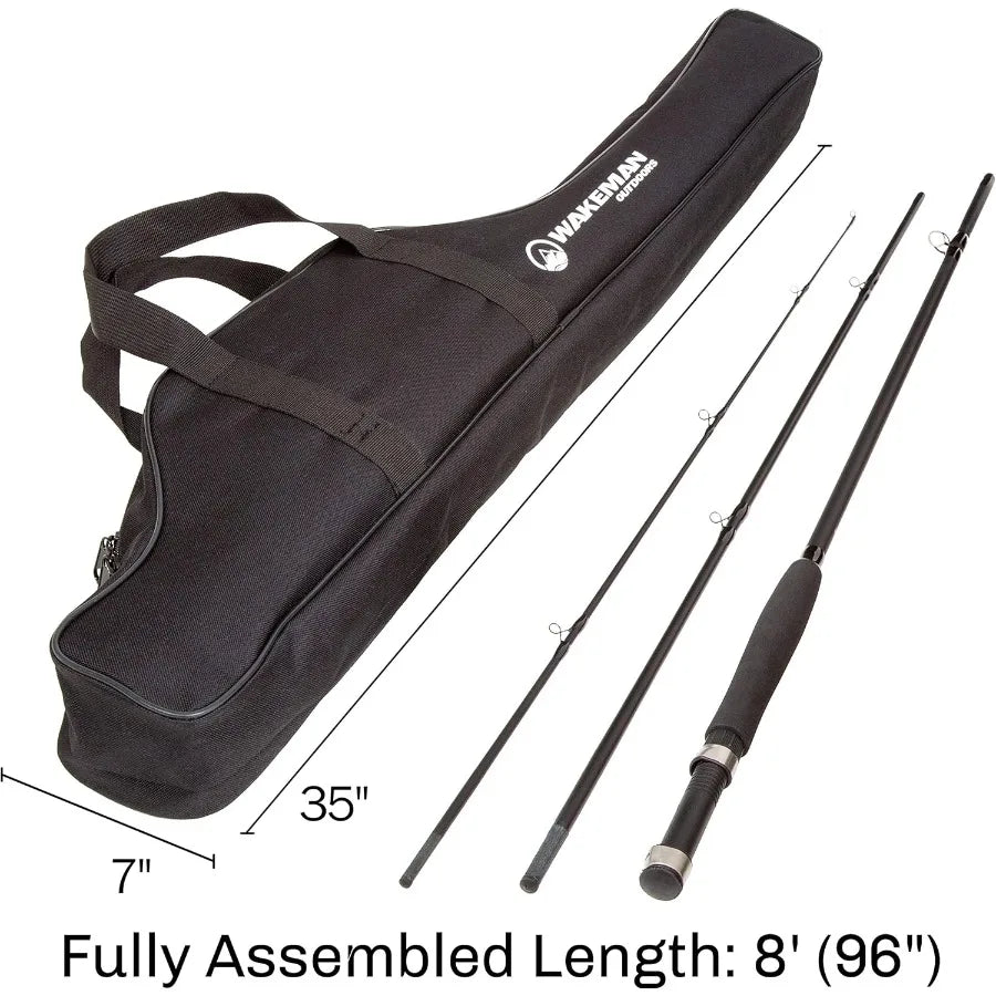 Hign Concerned Fly Fishing Rod And Reel Combo Carry Case