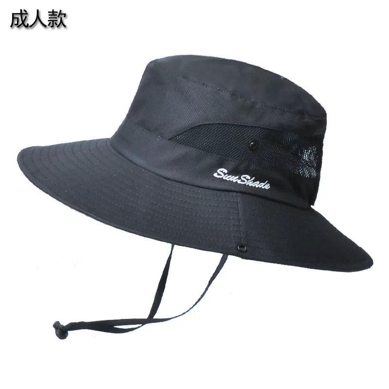 CN Outdoor Bucket Hat Men Summer Breathable Panama Cap