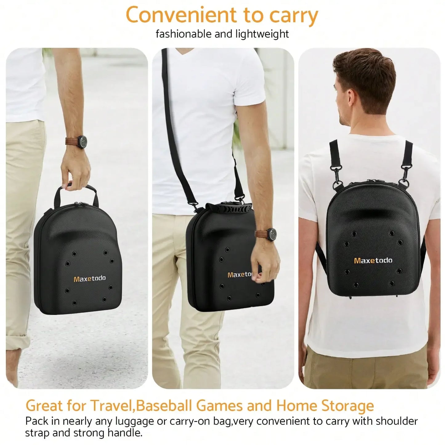 CN Guangdong EVA Hat Storage Bag For 6 Baseball Caps