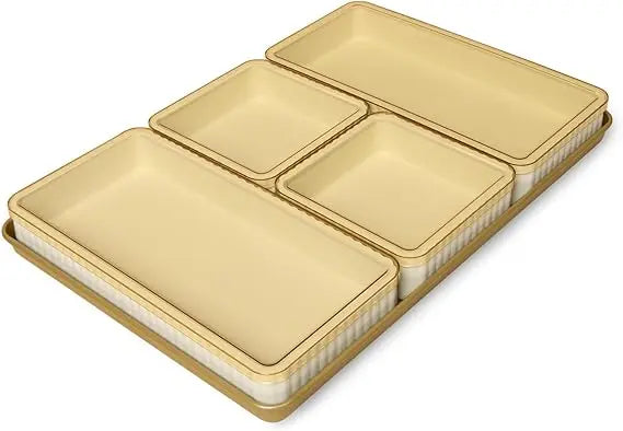 Color 9-Piece Non-Stick Bakeware Set With Silicone Trays