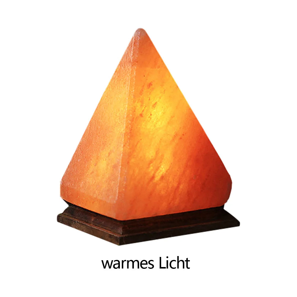 Himalayan Salt Lamp LED Night Light With Base Crystal Salt Rock Lamp Classic Table Light For Bedroom Decor