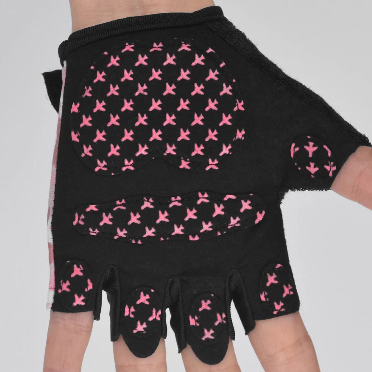 Cycling Half Finger Gloves Breathable Antislip Boys Girls