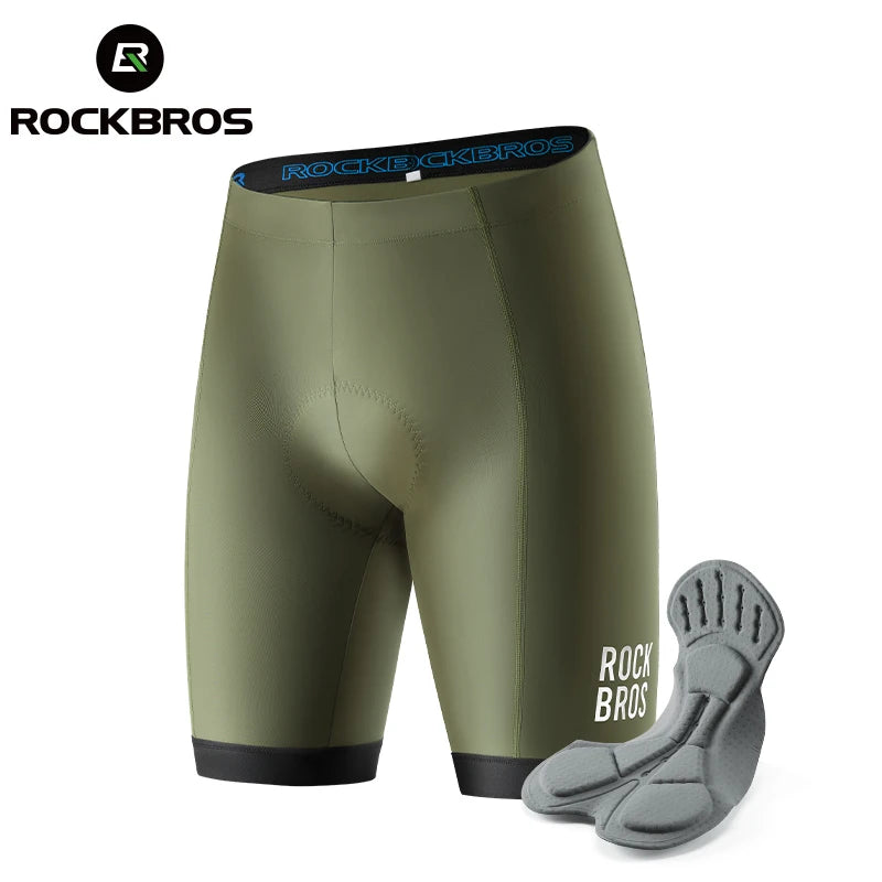 Rockbros Men's Cycling Shorts 3D Gel Pad Anti Slip