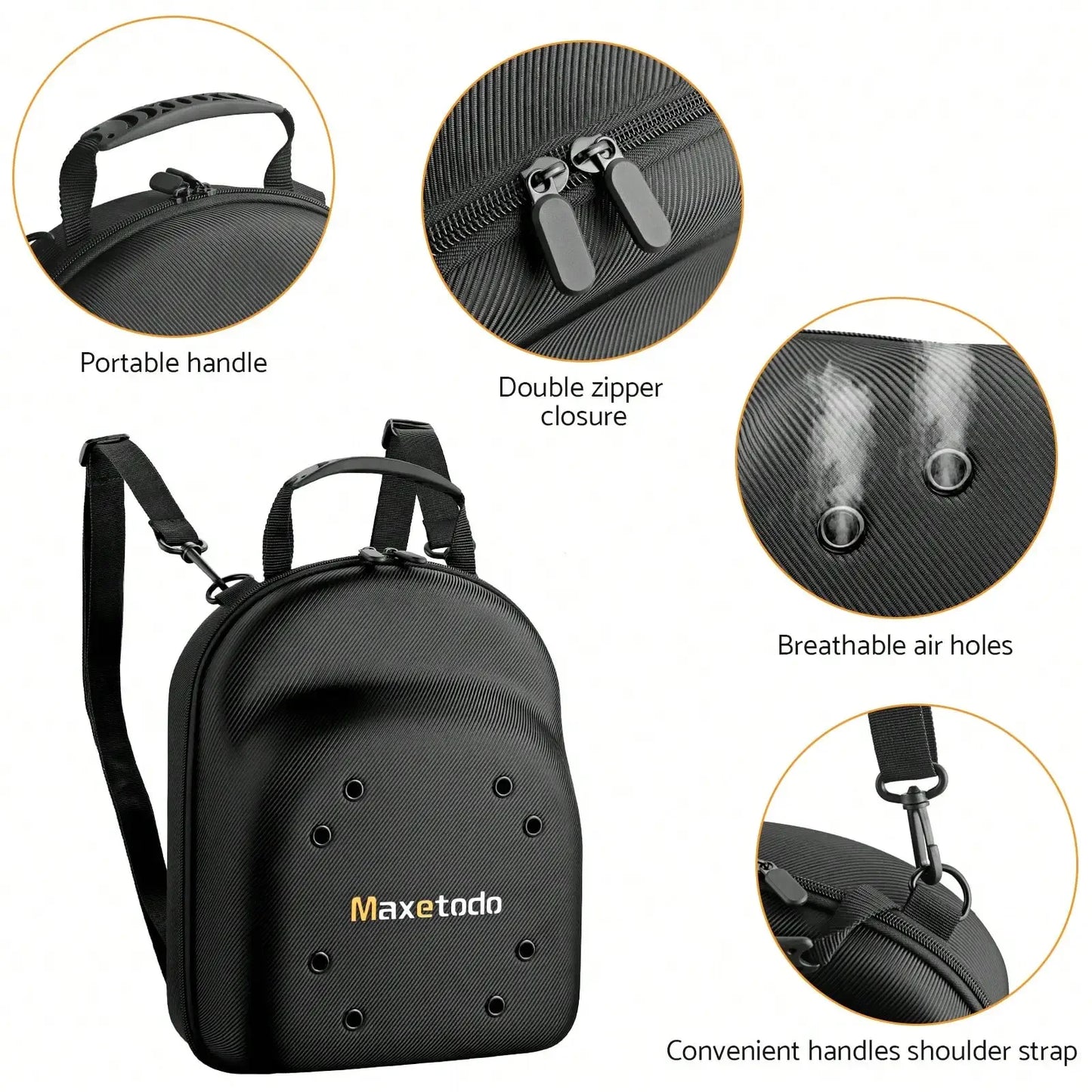 CN Guangdong EVA Hat Storage Bag For 6 Baseball Caps