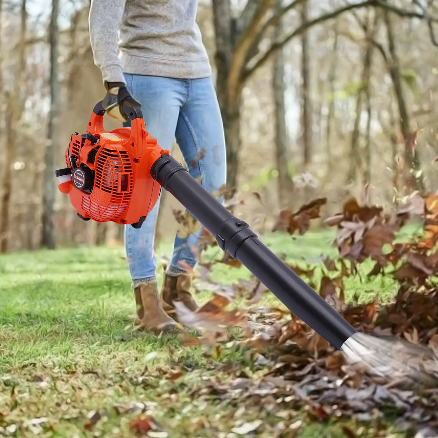 Hignconcerned Gas Leaf Blower 25.4cc 2 Stroke Commercial