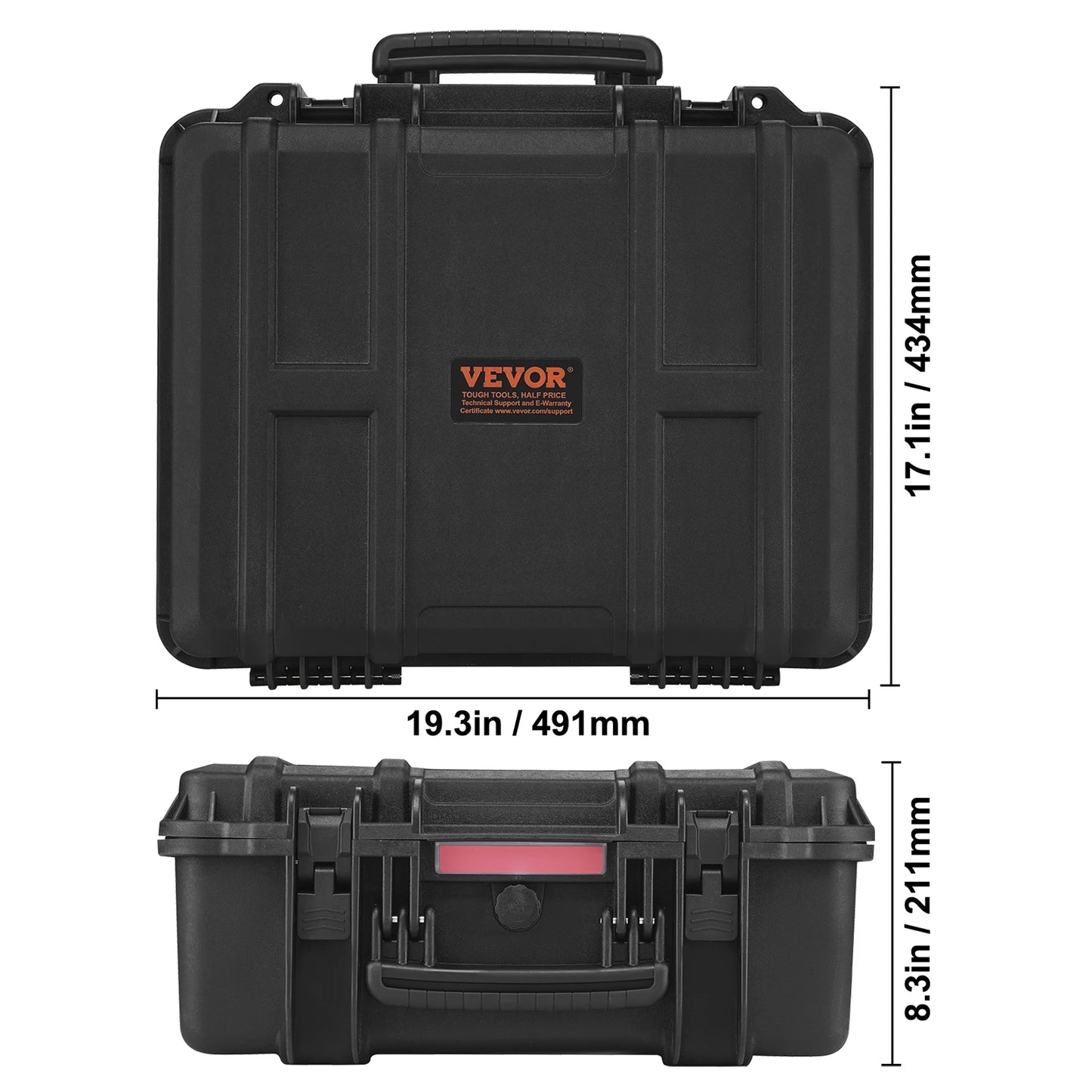 SucceBuy Hard Pistol Case With Pre Cut Foam Lining Pro