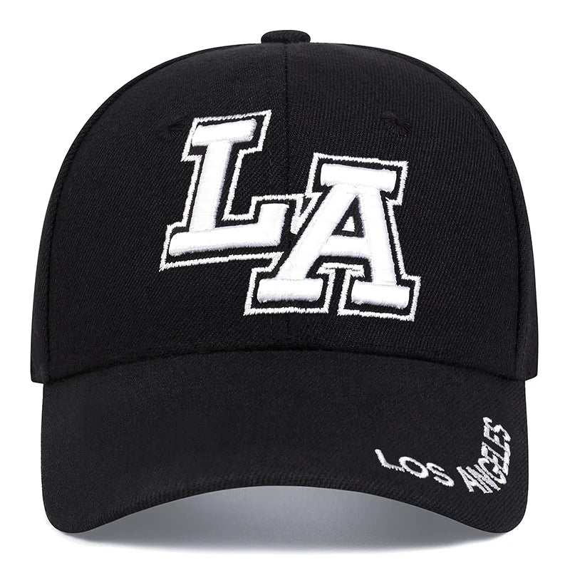 Zhejiang Unisex Los Angeles Letter Embroidery Baseball Cap