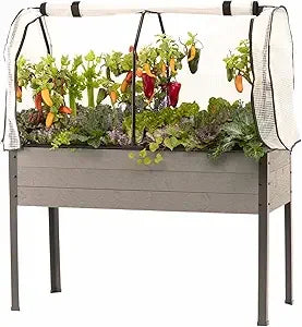 CedarCraft Elevated Spruce Planter for Deck and Patio