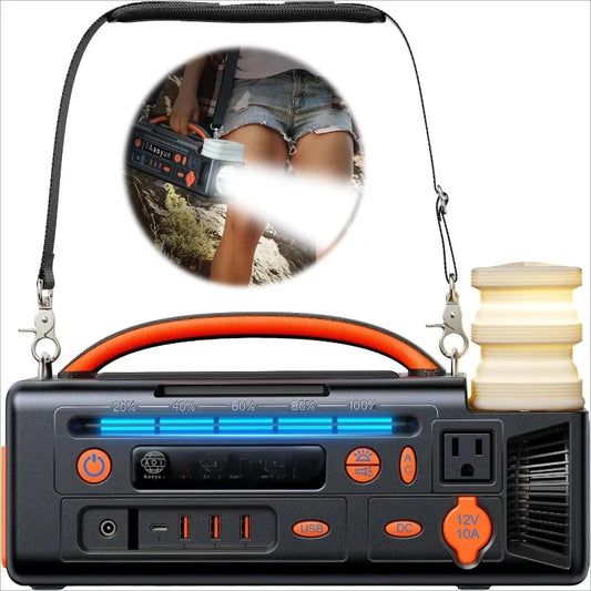 Hign-concerned Portable Power Station 300W Solar Generator