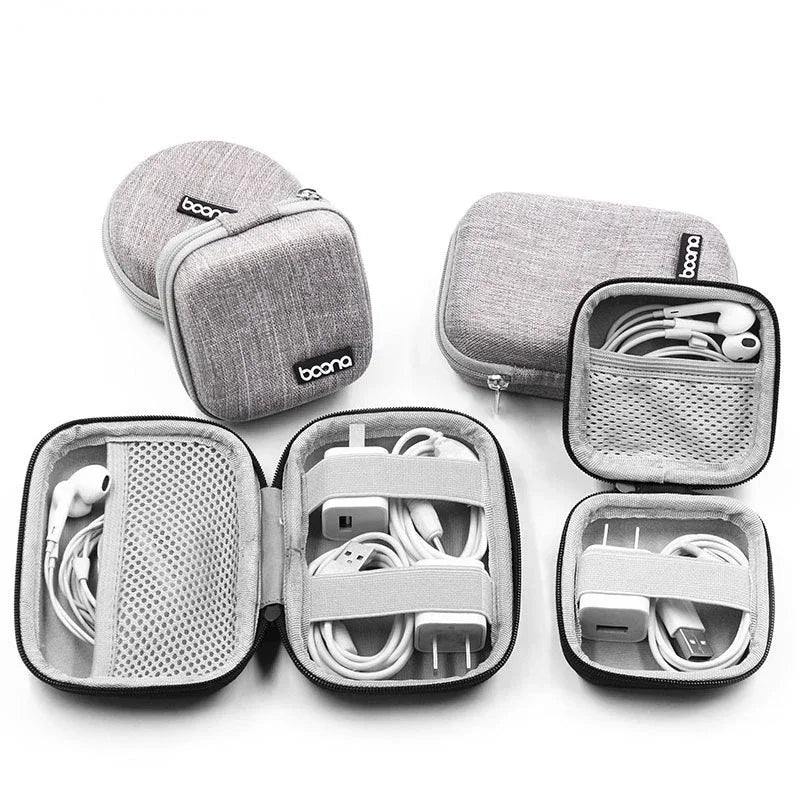 XIAOLANGCN Mini Earphone Storage Case Hard Shell Organizer