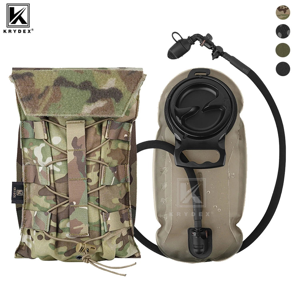 KRYDEX Hydration Carrier MOLLE Pouch Fifty Oz Water Bladder