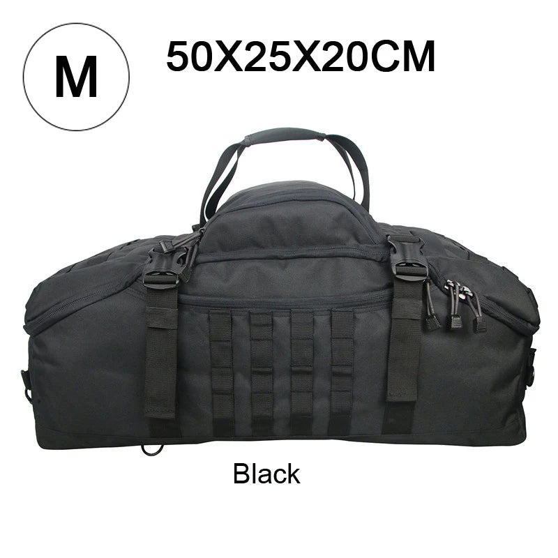 QCN Travel Bag Molle Tactical Gym Duffle For Camping