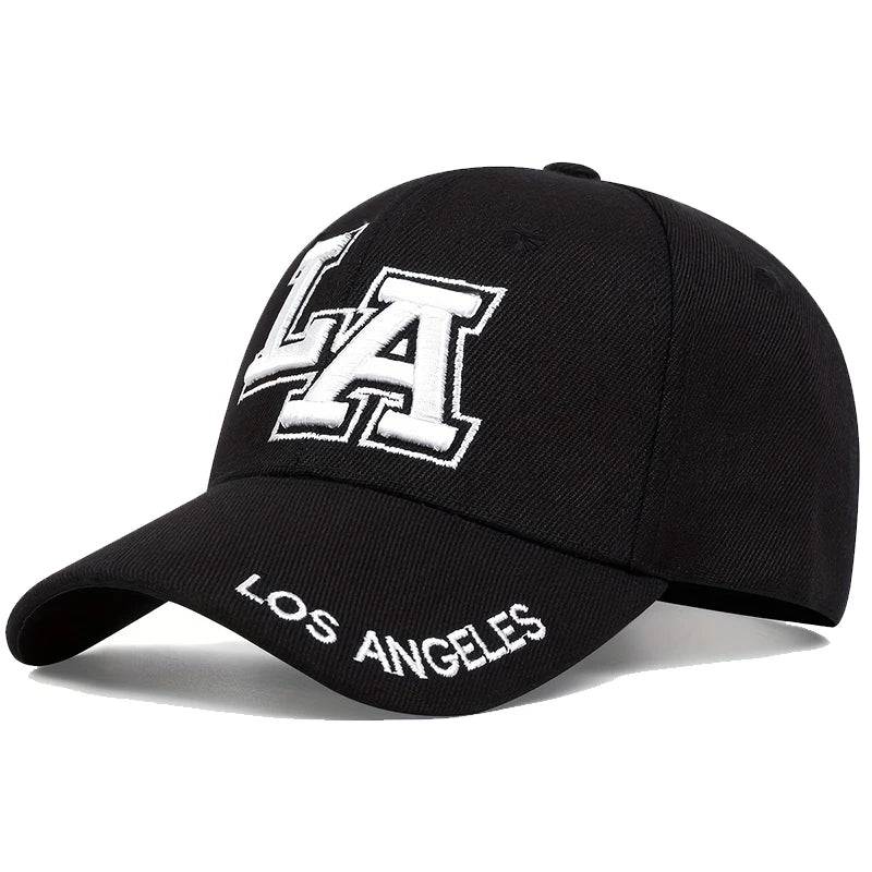 Zhejiang Unisex Los Angeles Letter Embroidery Baseball Cap