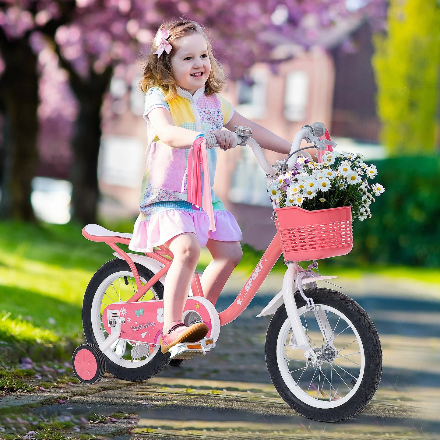 12 Inch Kids Bike with Training Wheels for Ages 2 to 5