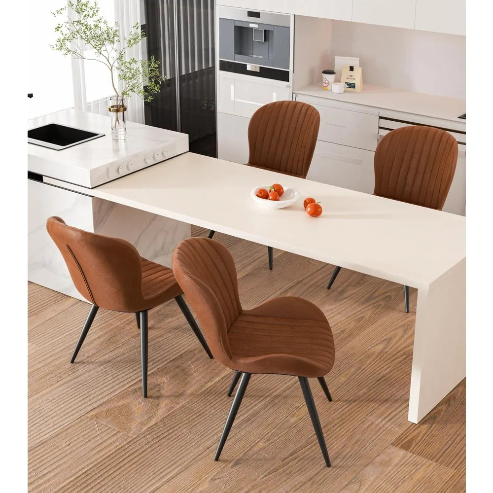 Zhuxiang Dining Chairs Set Of 6 Modern Upholstered Kitchen