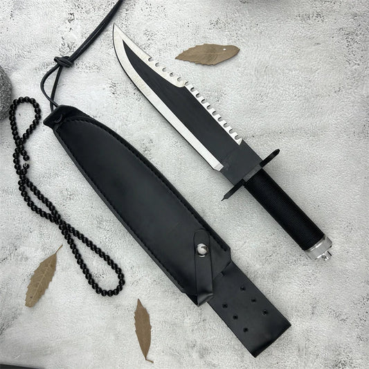 Durable Fixed Blade Knife Multi-Functional Tool 9Cr18Mov