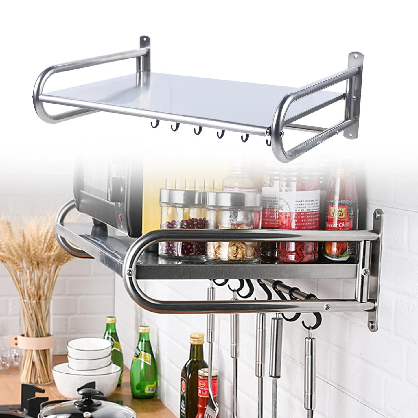 Hign Concerned Stainless Steel Microwave Oven Rack Shelf