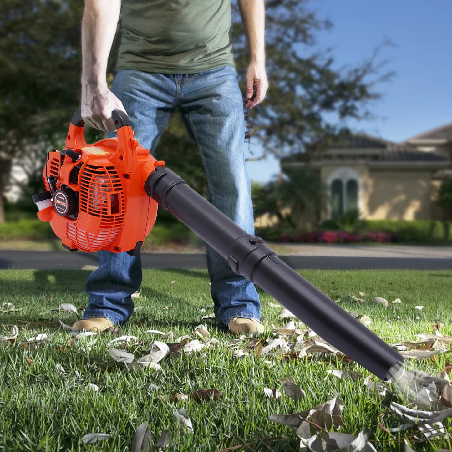Hignconcerned Gas Leaf Blower 25.4cc 2 Stroke Commercial