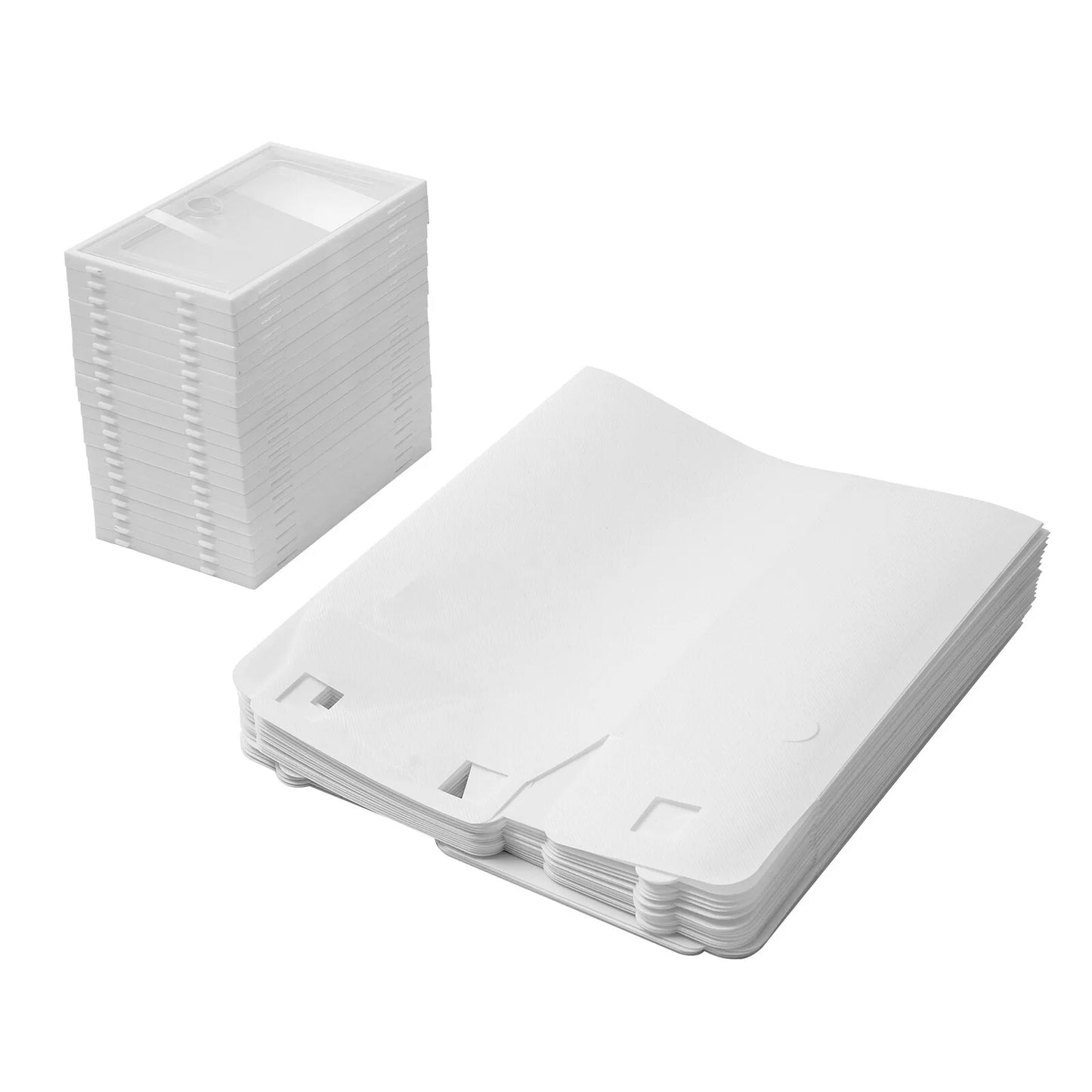 Hign 20Pcs Clear Stackable Shoe Box Organizer Plastic