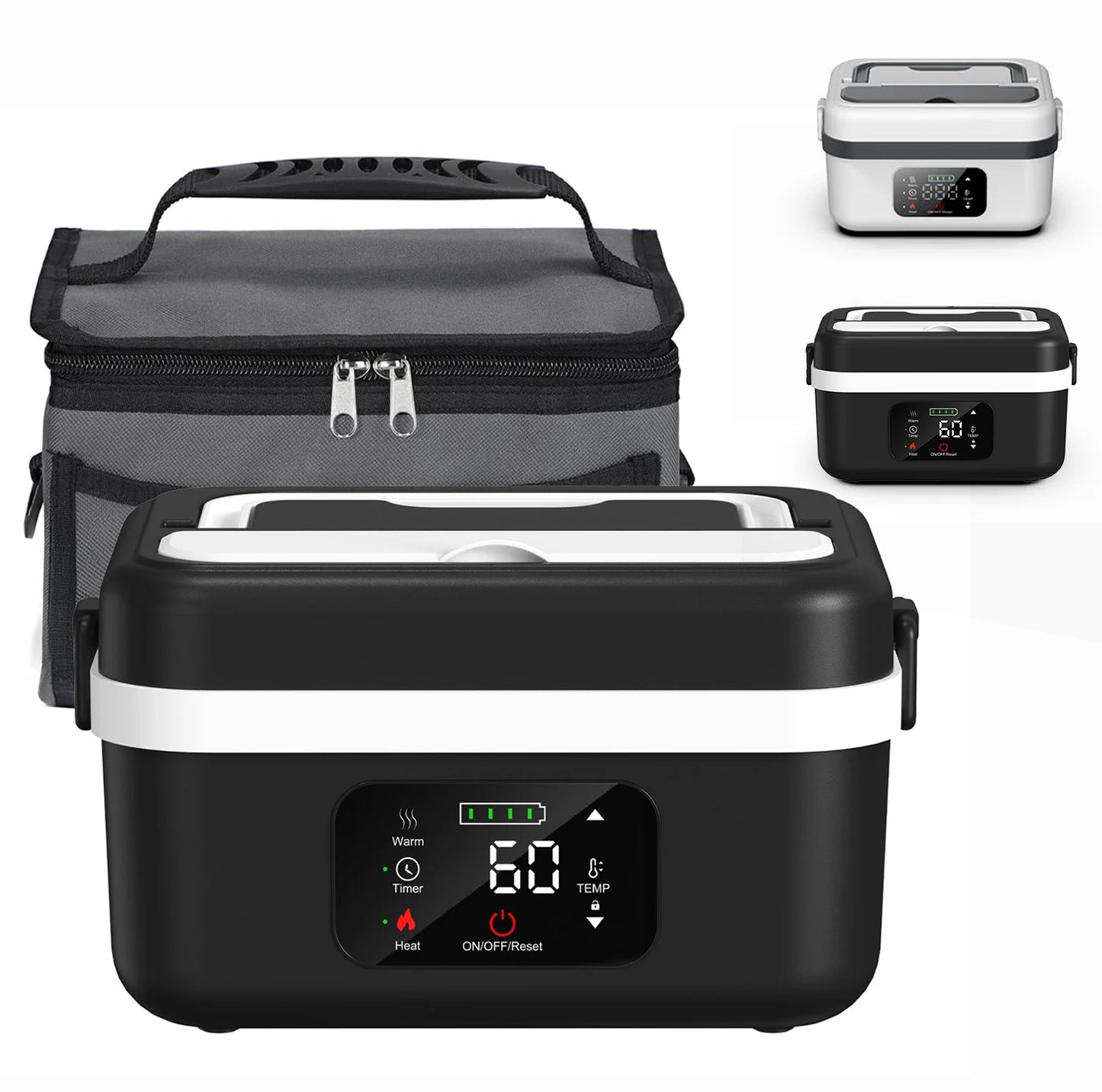 Feature Wireless Insulated Lunch Box With 8000mAh Battery