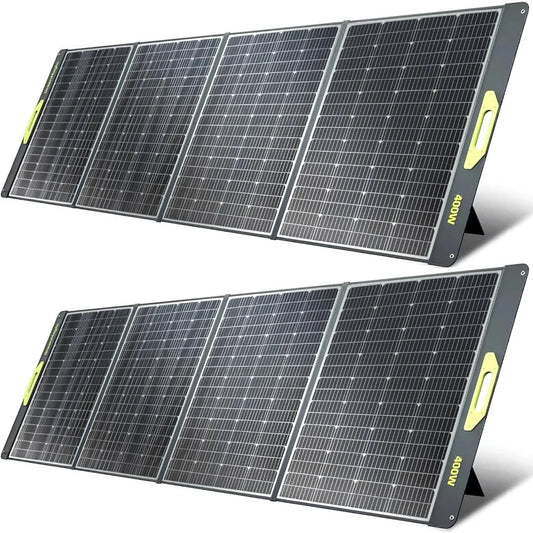 800W Portable Solar Panel with Adjustable Kickstands