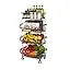 Hign-concerned Fruit Vegetable Storage Basket 5 Pullout