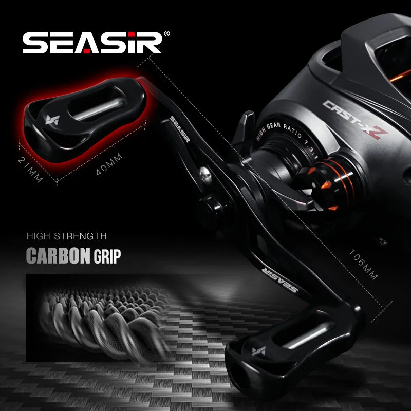 SeaSir Cast X2 Baitcasting Reel Hybrid Ceramic Bearing