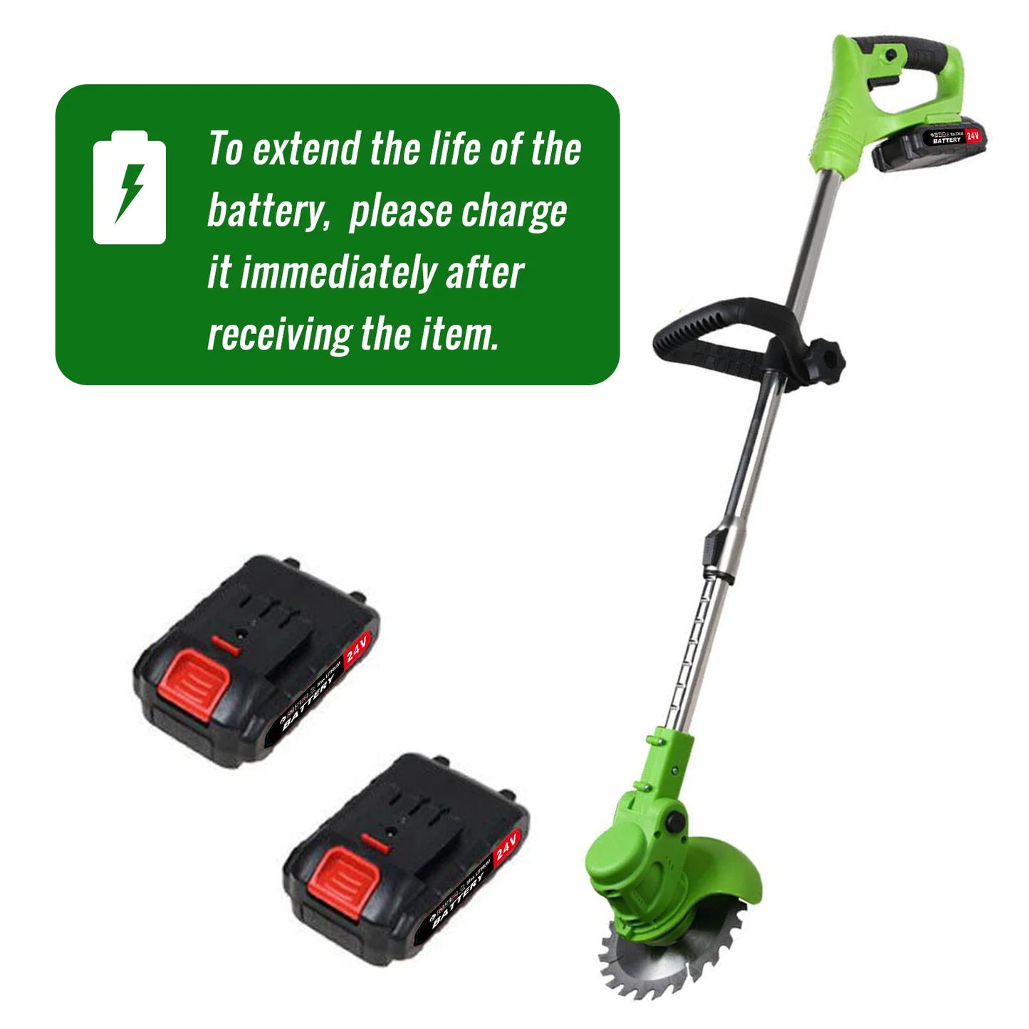 Brushless Weed Trimmer Cordless String Cutter 2 in 1