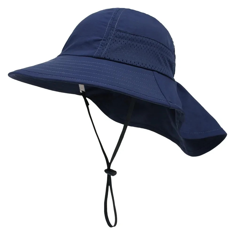 Baby Sun Hat Unisex Bucket Hat Adjustable For Girls Boys