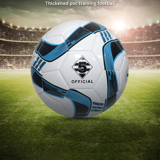 Size 5 Football Thickened PVC Leather Football For Children Youth Training Special Match Soccer Ball Outdoor Indoor Sports