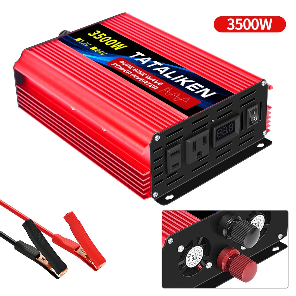 TATALIKEN Pure Sine Wave Inverter 10000W DC To AC Portable