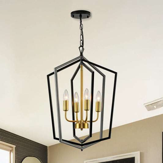 LovingC 4 Light Rustic Farmhouse Chandeliers Pendant