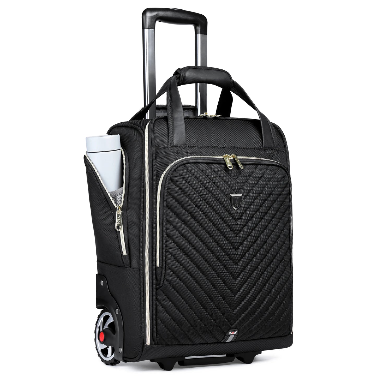 RUCYENCN Laptop Bag Trolley Underseat Rolling Luggage