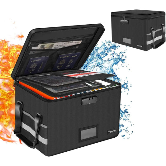 Hign-concerned Fireproof Document Box With Lock For Hanging