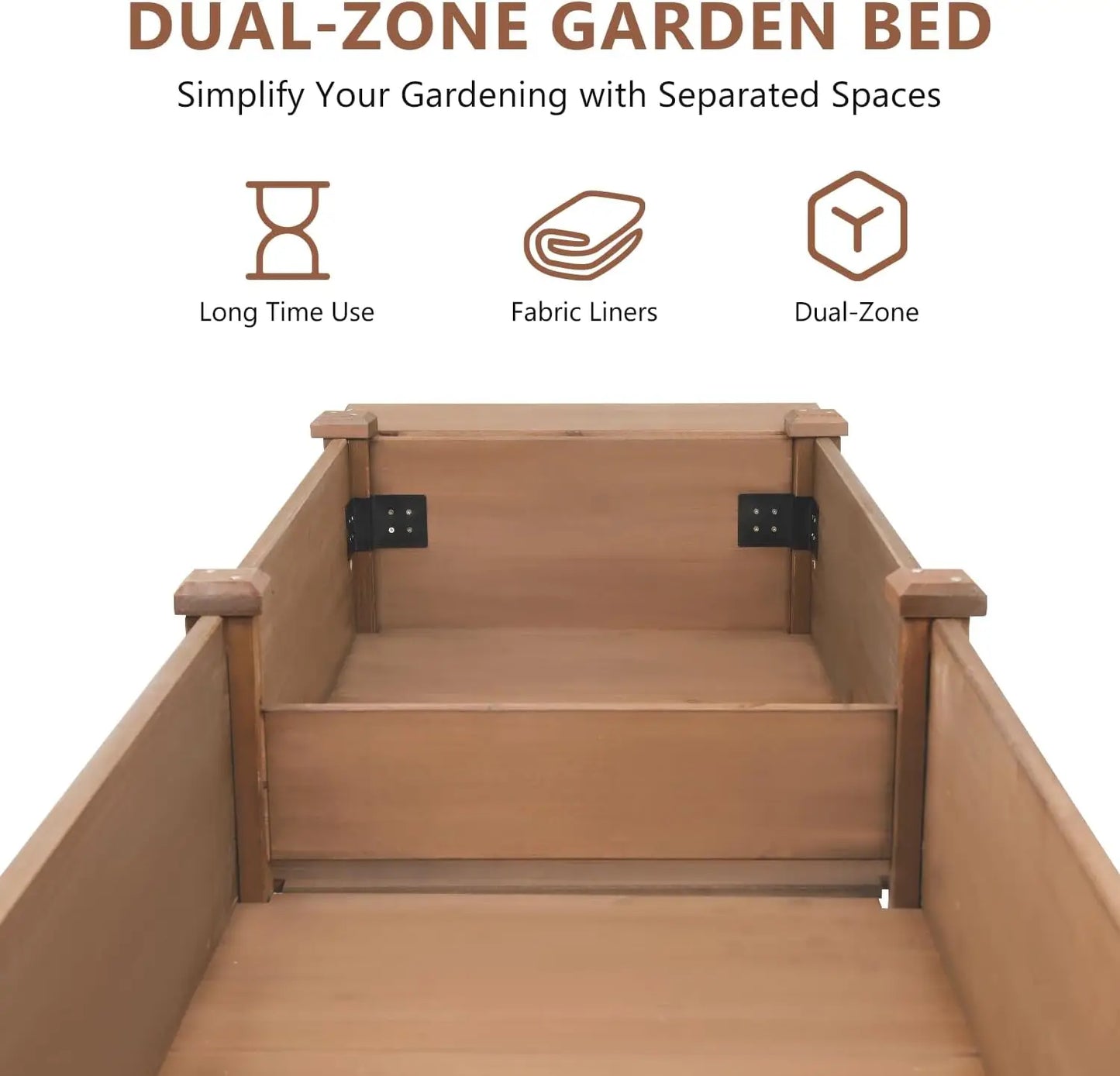 Hign Concerned Raised Garden Bed With Legs Outdoor Shelf