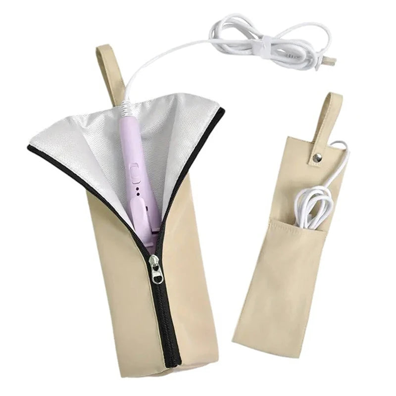 Hebei Zhejiang Heat Resistant Curling Iron Holder Travel Bag
