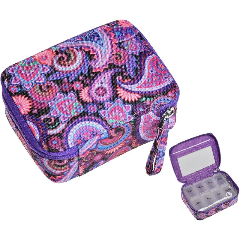 CN Pill Organizer Case Seven Day Pill Box For Vitamins