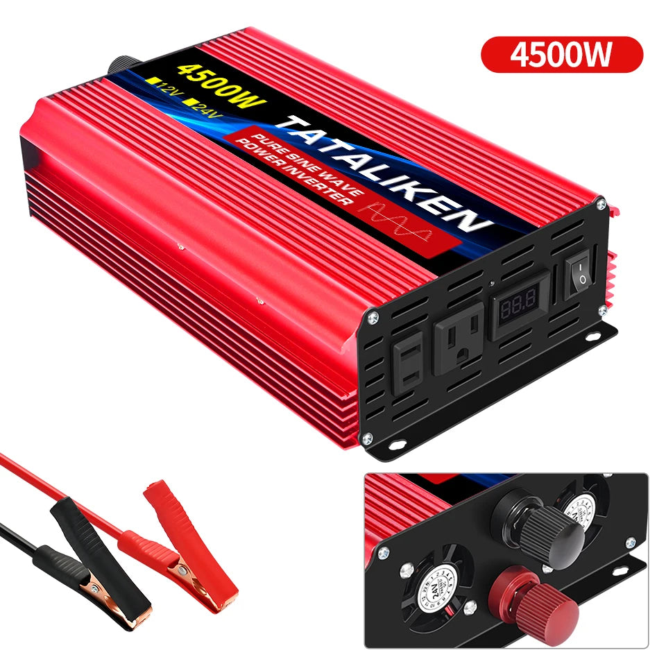 TATALIKEN Pure Sine Wave Inverter 10000W DC To AC Portable