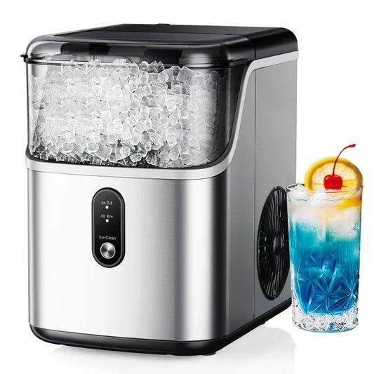 Simzlife Portable Nugget Ice Maker with Self Cleaning Function