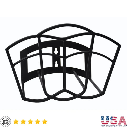 Steel Hose Hanger 125ft Capacity Wall Mount Dual Mount