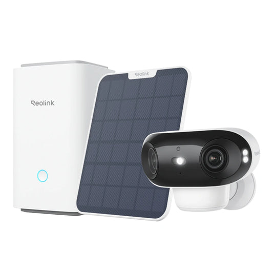 Reolink 4K Solar & Battery Powered Wireless Security Camera 180° ColorX Night Vision Outdoor WiFi Camera AI Home Hub Compatible