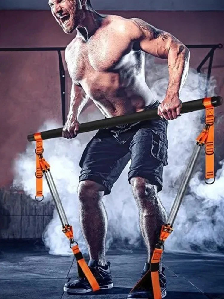 APWIKOGER Pilates Bar With Resistance Bands Home Gym